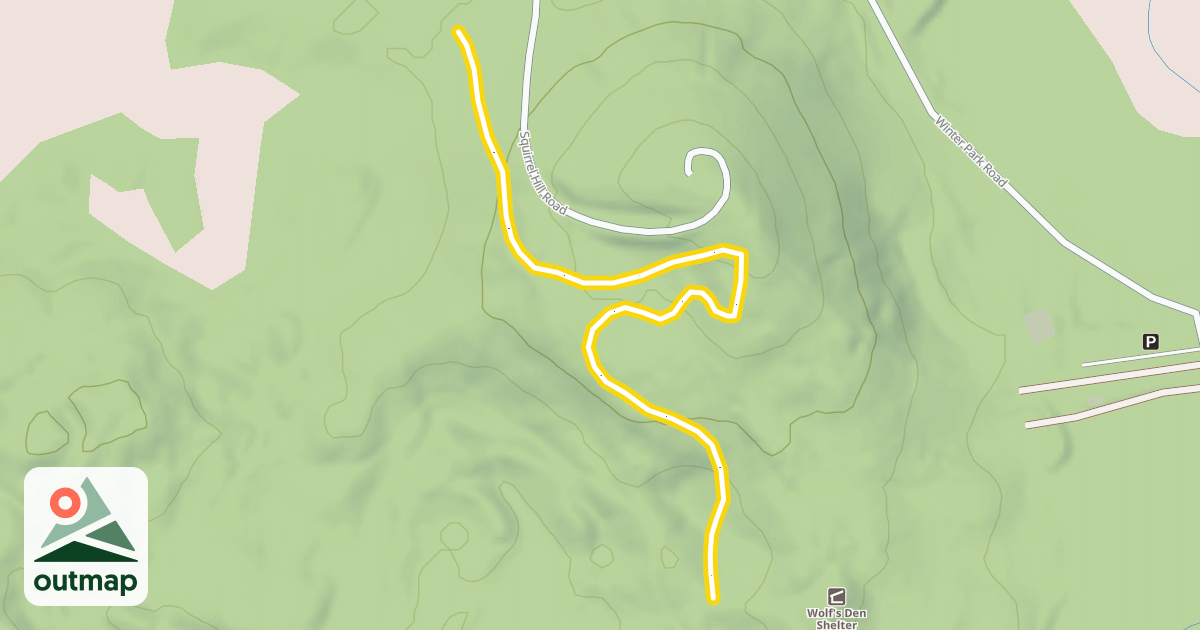 Map of Squirrel's Tail