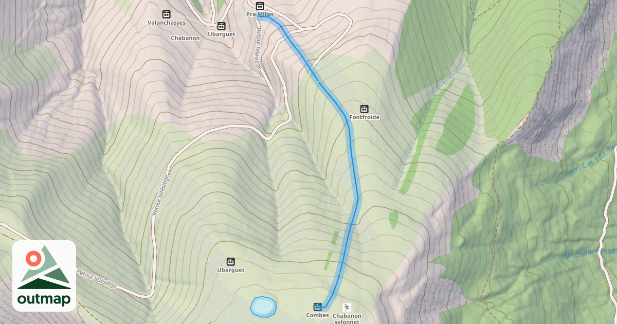 Map of Le Relais