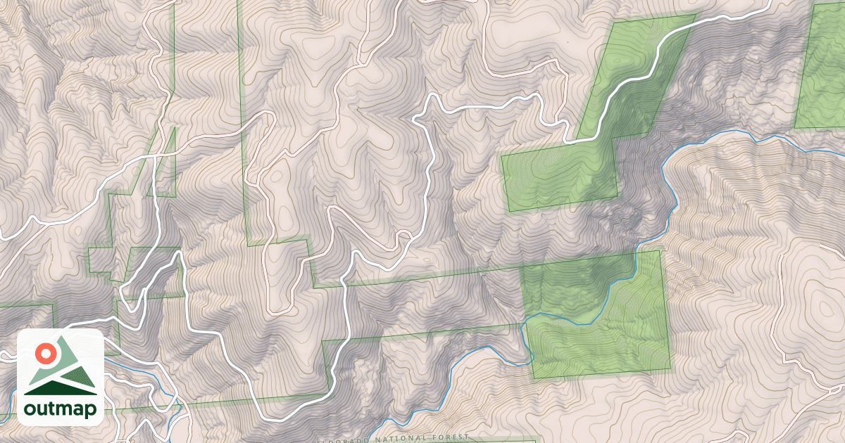 Map of CAMP CREEK