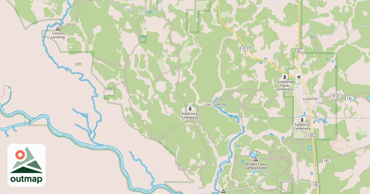 Map of ROWLETTS CREEK