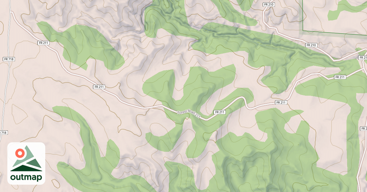 Map of USFS Motor Vehicle Use Map Trails 481593010602
