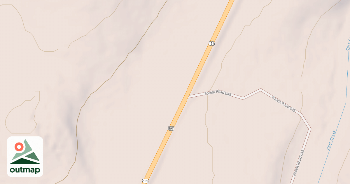Map of DON HATCH MEMORIAL CUTOFF