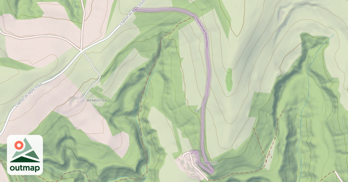 Map of Chemin de Bigordats