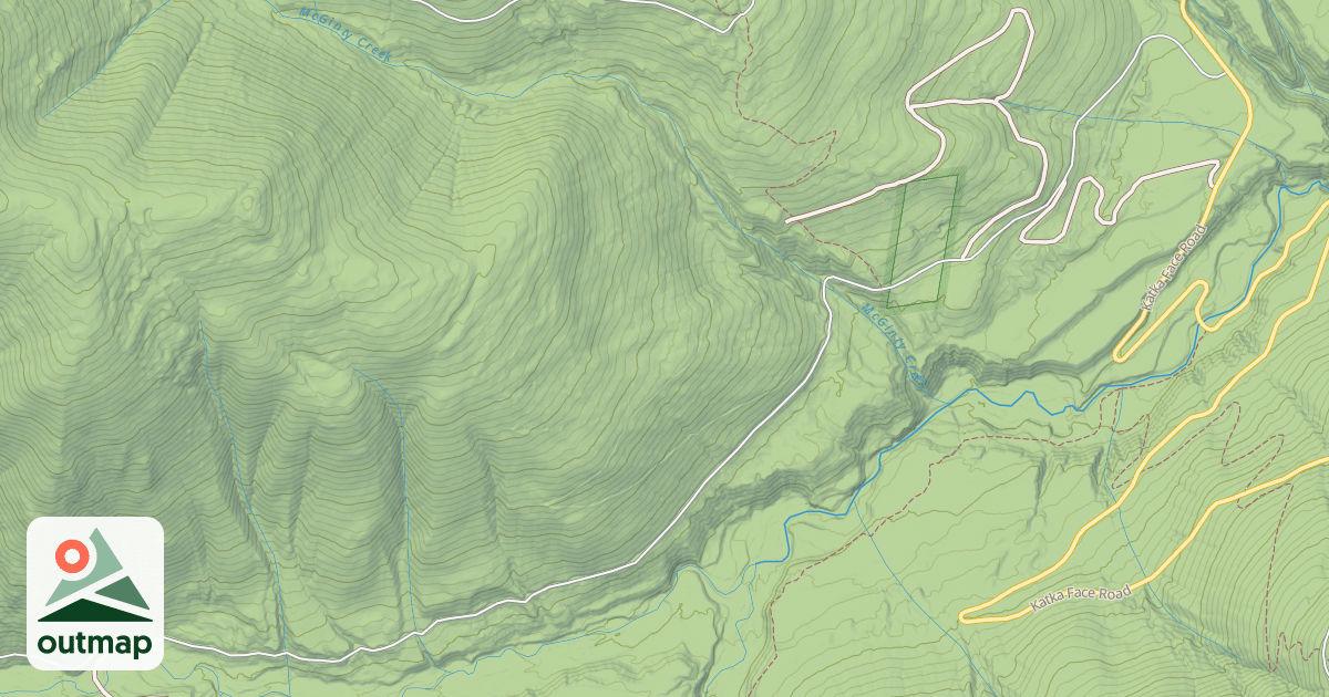 Map of TWENTYMILE LEONIA