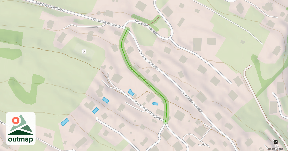 Map of Chemin des Écoliers