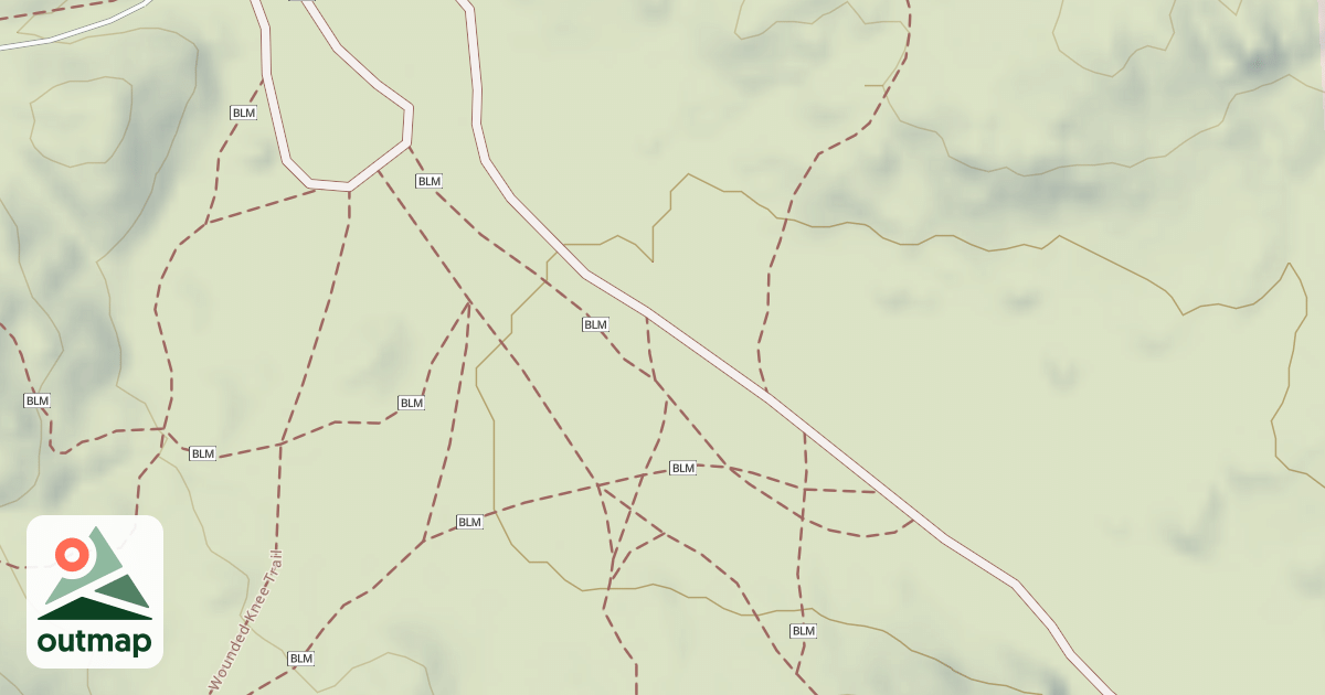 Map of BLM National GTLF Public Motorized Trails 19a04e9b-96f3-42a6-a579-38225f923872