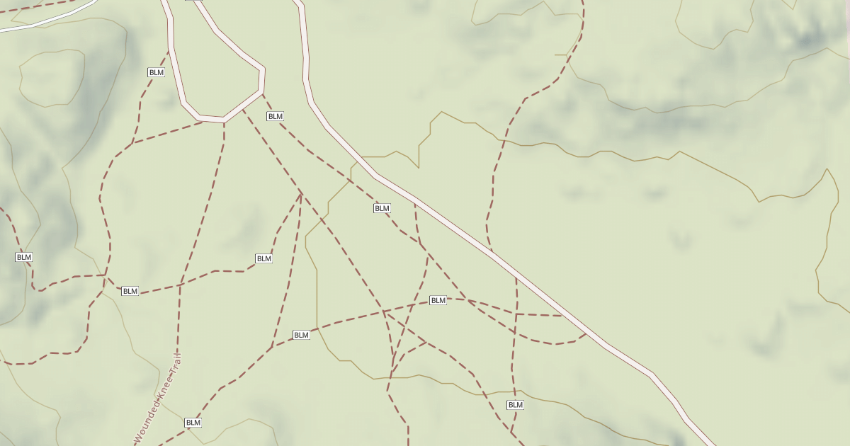 Map preview of BLM National GTLF Public Motorized Trails 19a04e9b-96f3-42a6-a579-38225f923872
