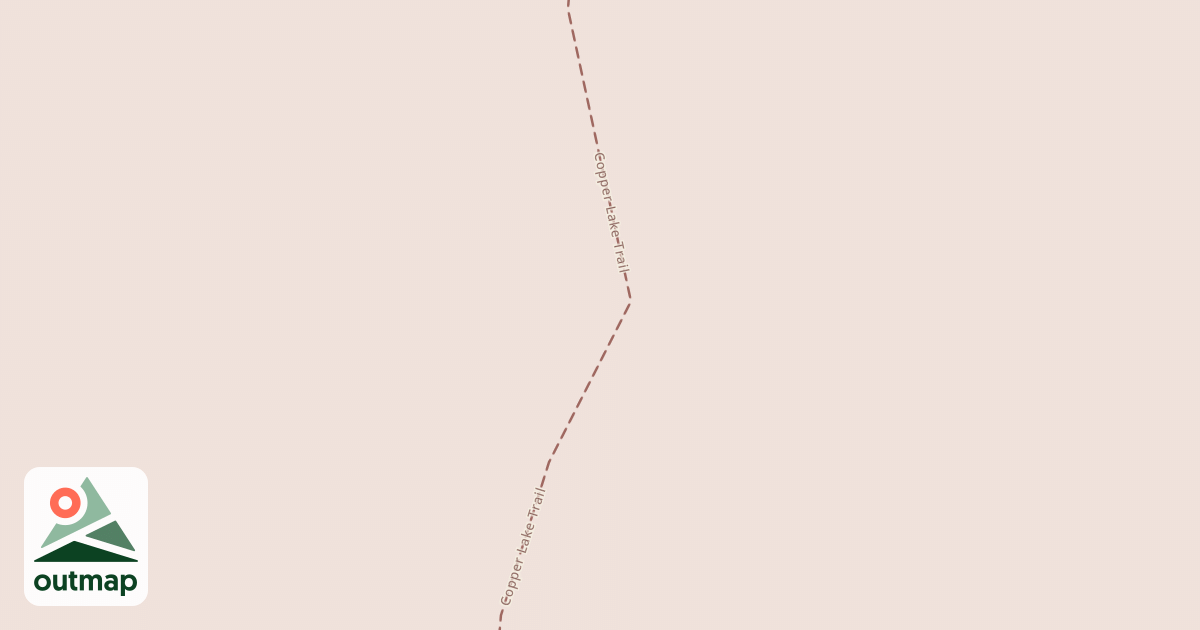Map of Copper Lake Trail