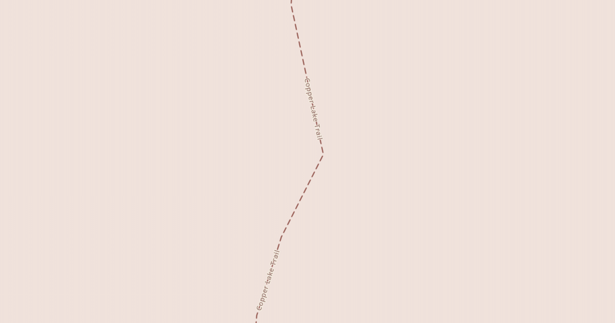 Map preview of Copper Lake Trail