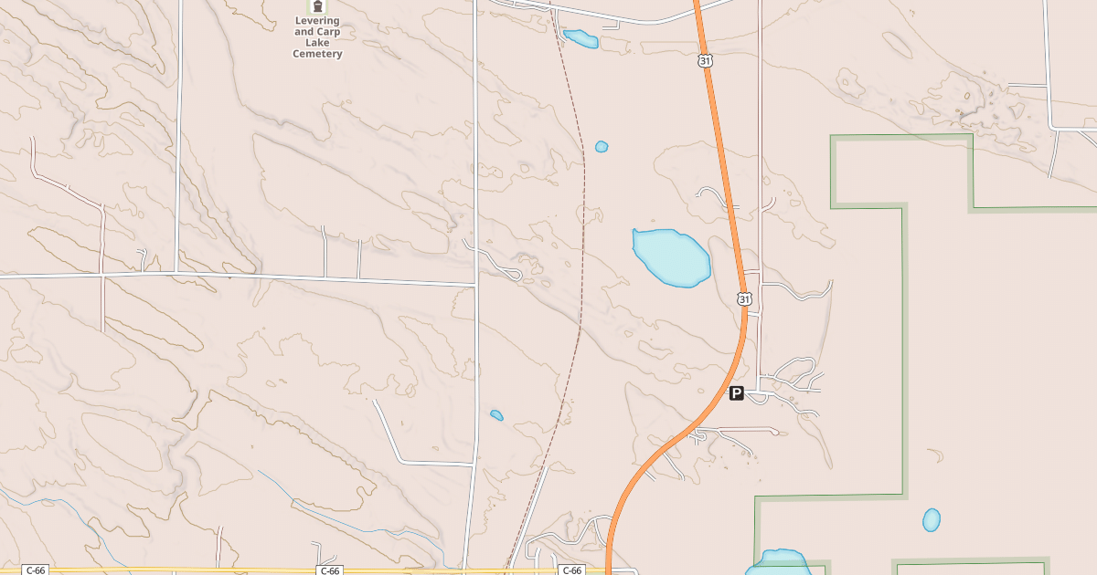 Map preview of North Western State Trail