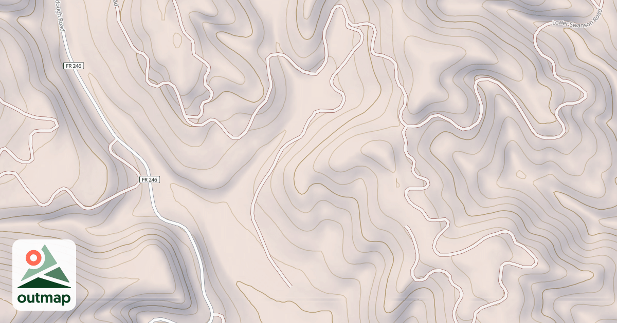 Map of LOWER SWANSON B