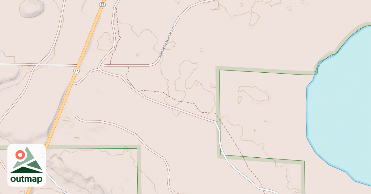 Map of Little Manistee Motorcycle Trail
