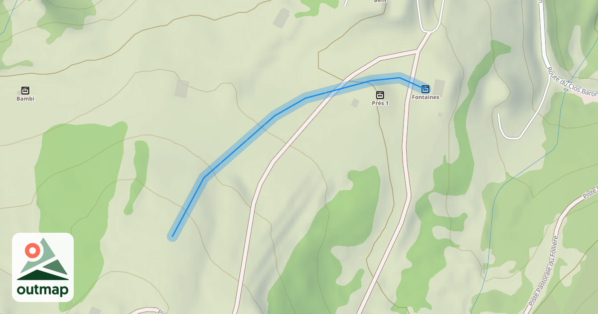 Map of Cerf Haut