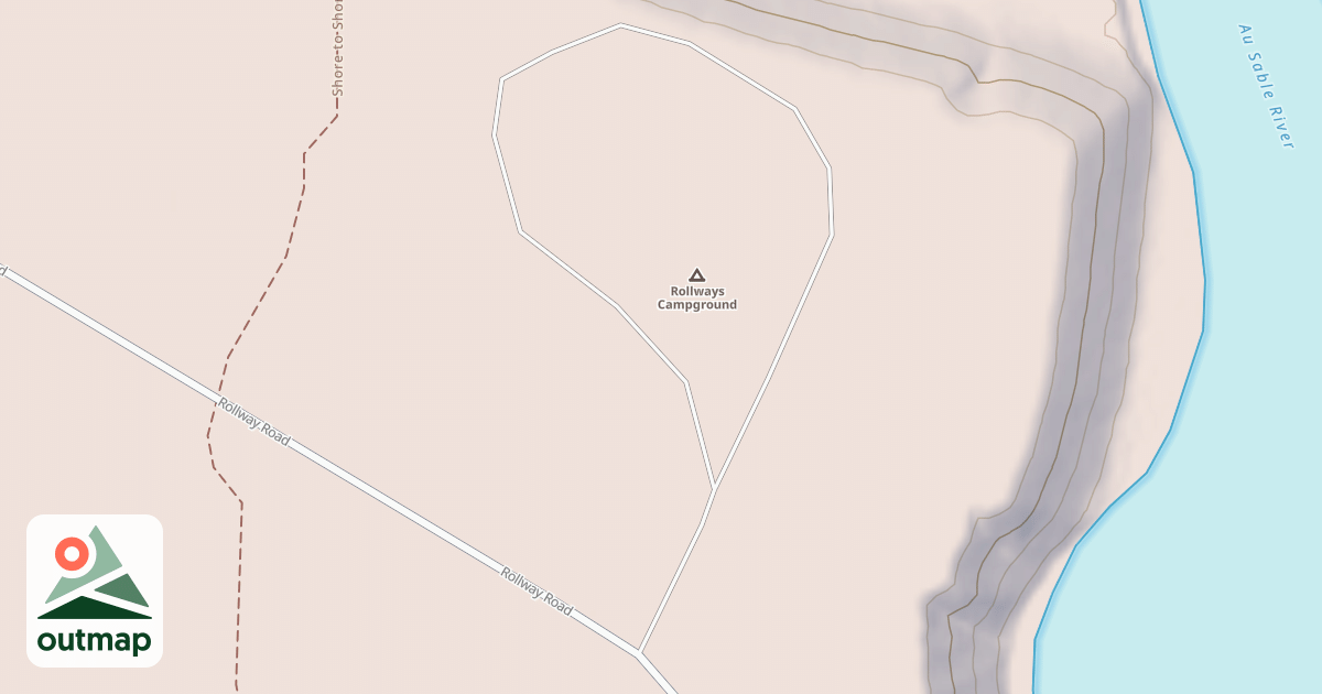 Map of ROLLWAYS CAMPGROUND