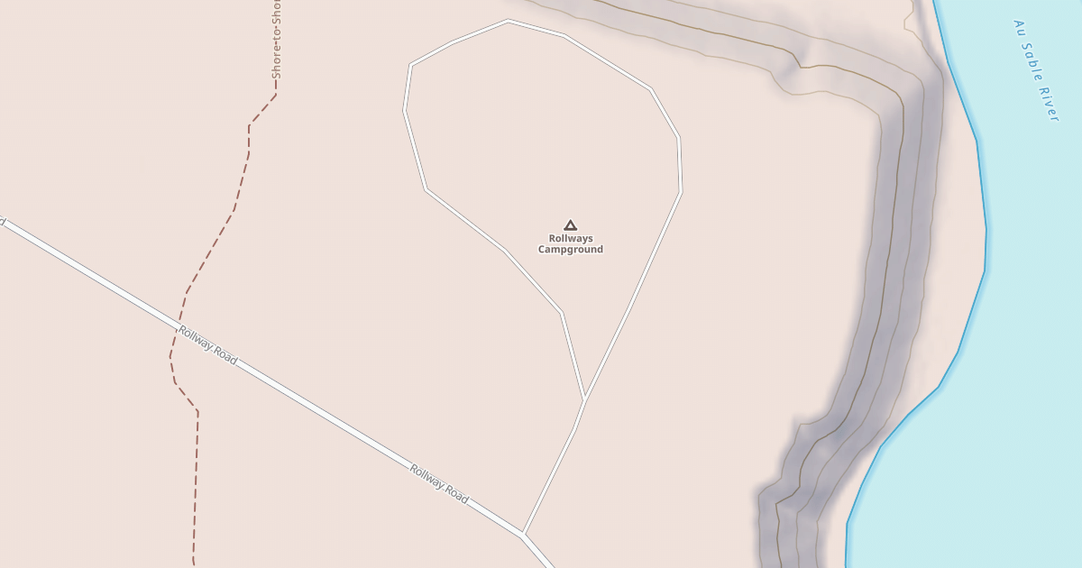Map preview of ROLLWAYS CAMPGROUND