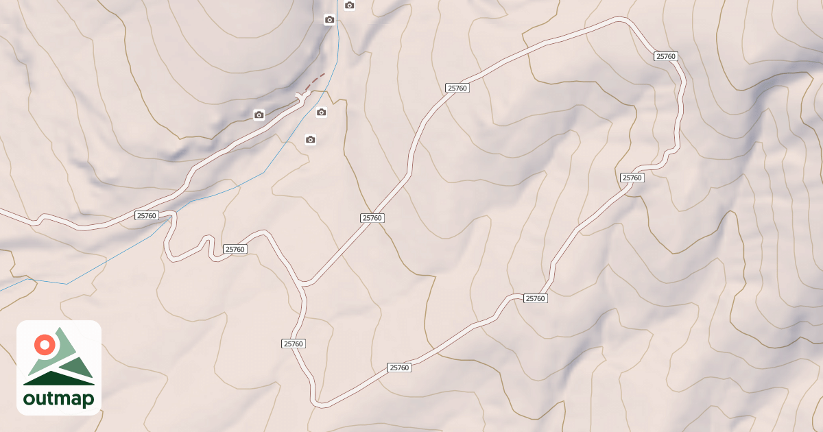 Map of HORSESHUTEM SPRINGS LOOP