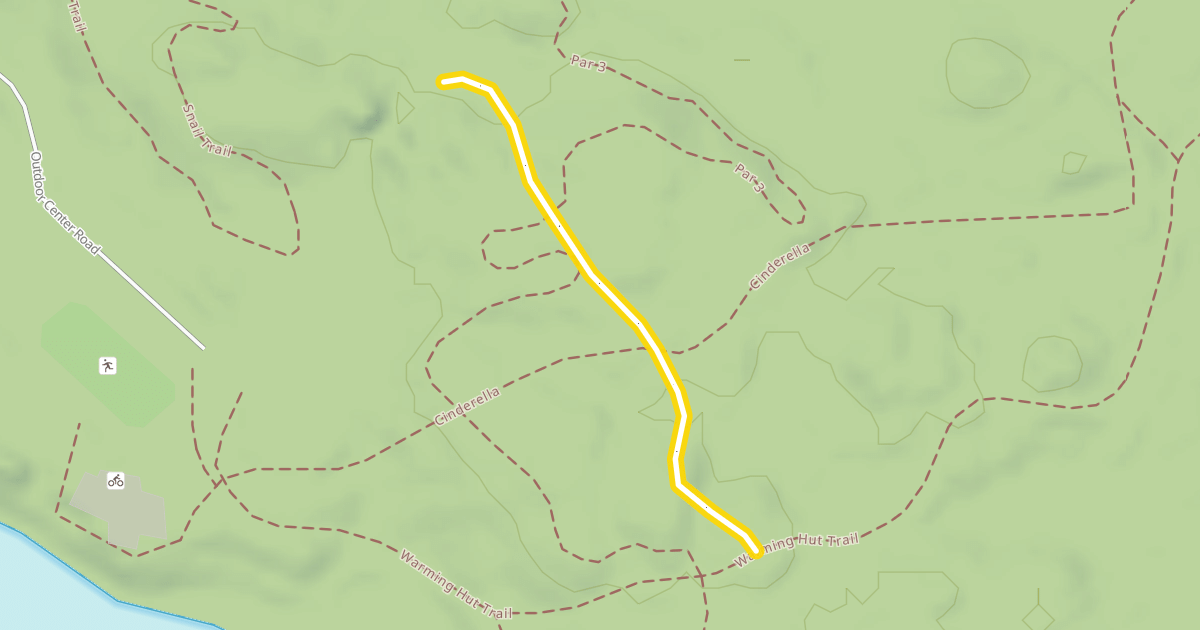 Map preview of Race Trail