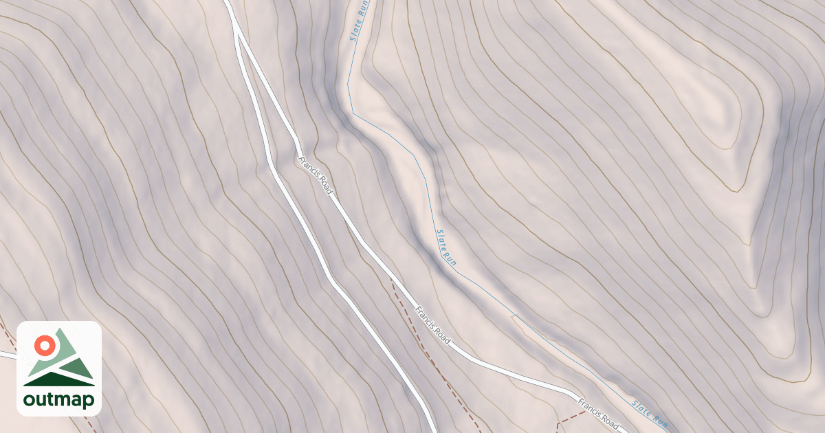 Map of Coudy Pike Snowmobile Trails