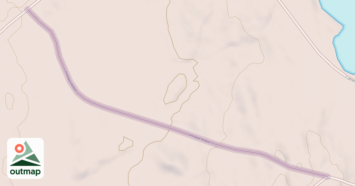 Map of Private Road