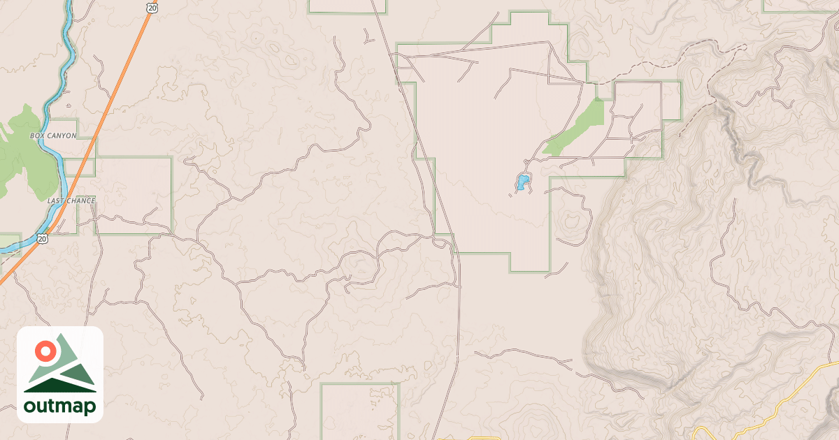 Map of Railroad Right-Of-Way