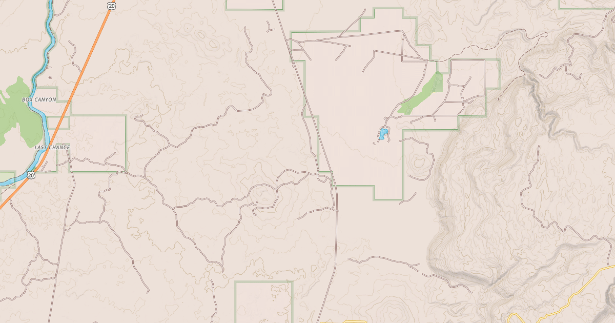 Map preview of Railroad Right-Of-Way
