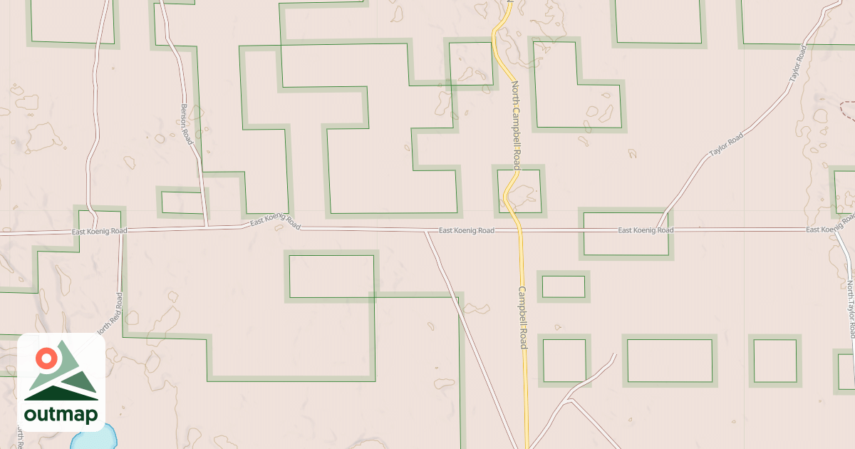Map of Ward Hills-Irons Smt Dnr602