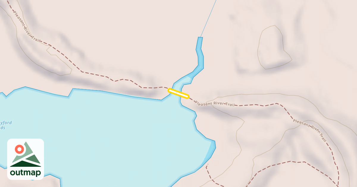 Map of Pleasant River Trail