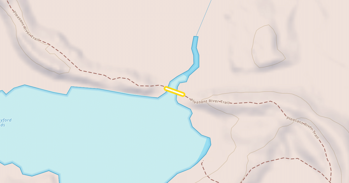 Map preview of Pleasant River Trail