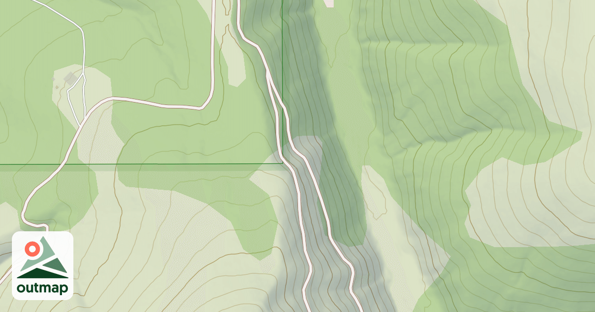 Map of (FDR) REIMEL CREEK