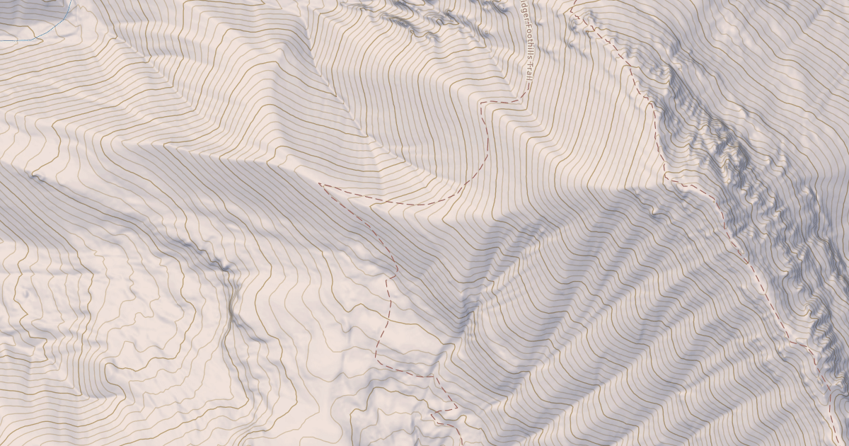 Map preview of Bridger Foothills