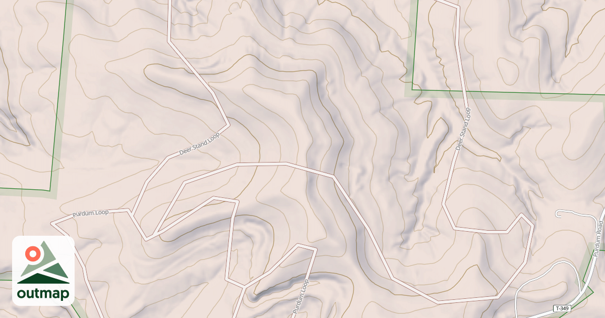Map of DEER STAND LOOP