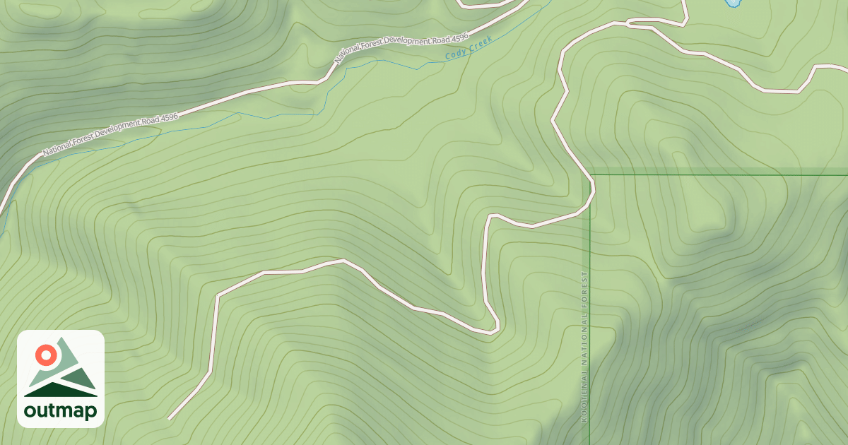Map of CODY CREEK E