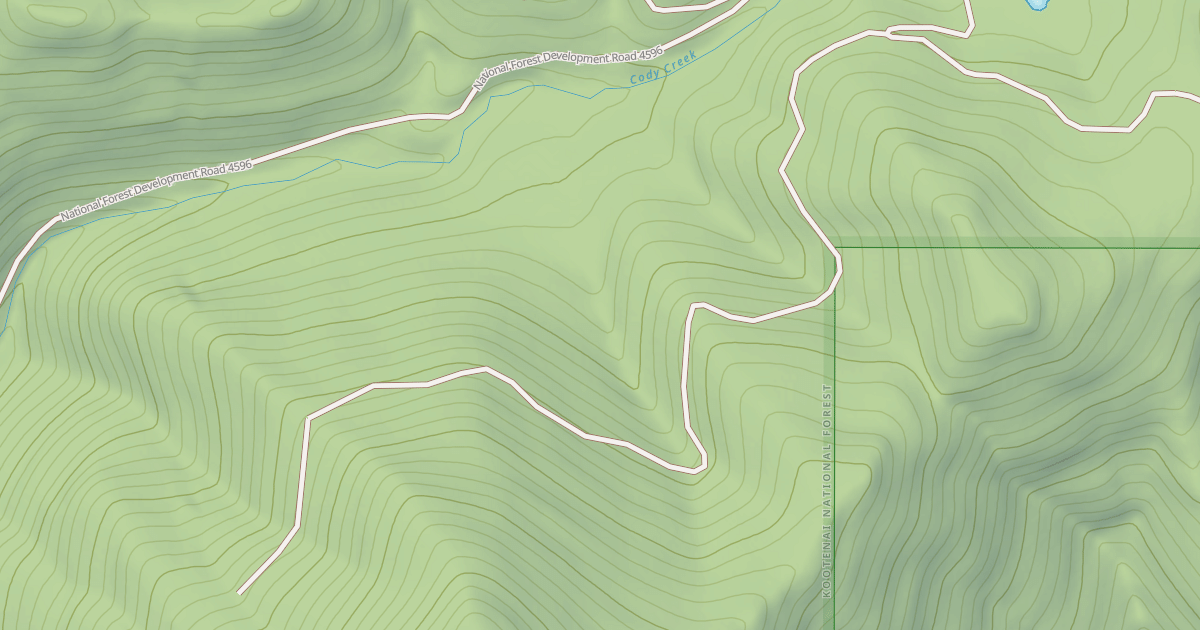 Map preview of CODY CREEK E