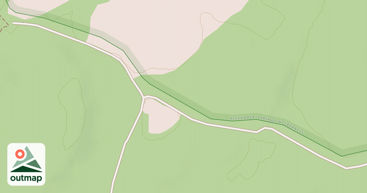 Map of USFS National Forest System Roads {36014E1B-F80A-480F-86BF-9613A369A26F}