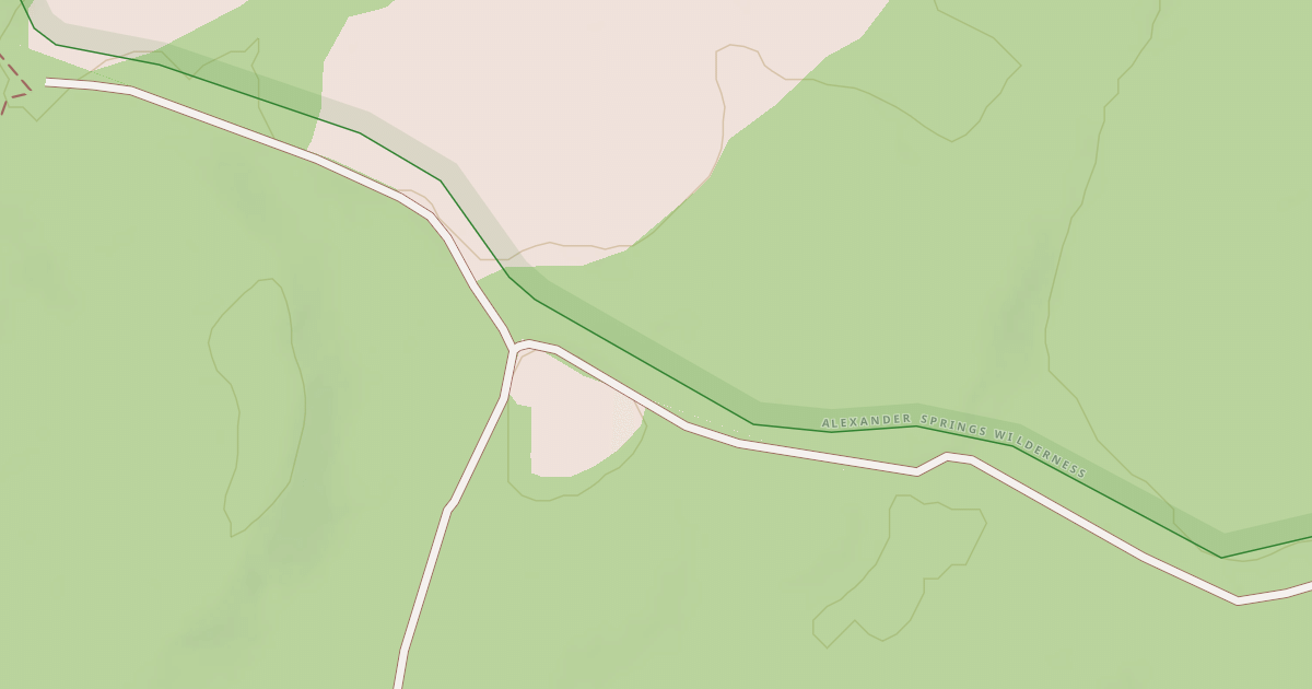 Map preview of USFS National Forest System Roads {36014E1B-F80A-480F-86BF-9613A369A26F}