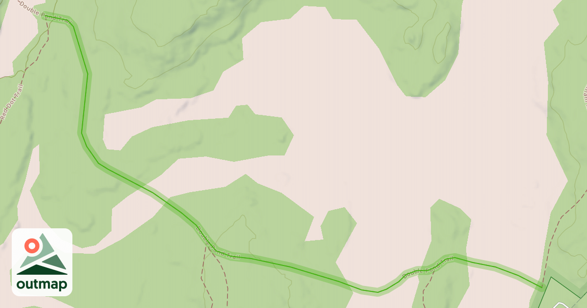 Map of Double Pond Trail