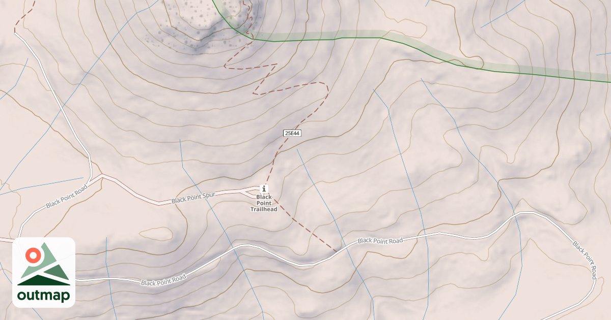 Map of BLACK POINT