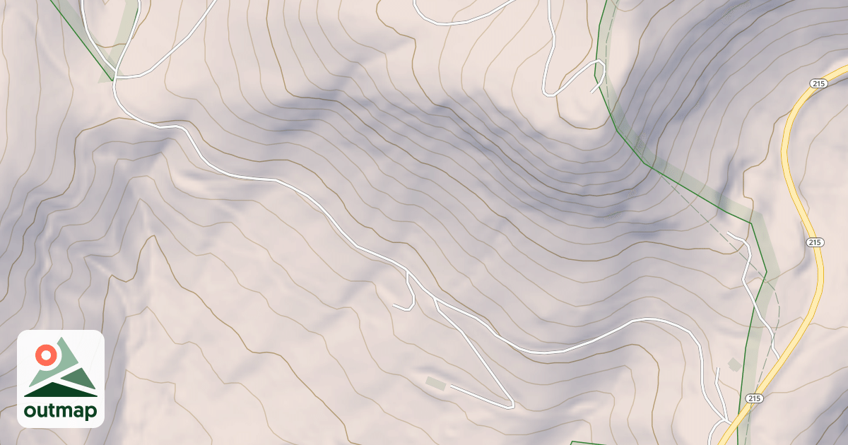 Map of COLD SPRING GAP