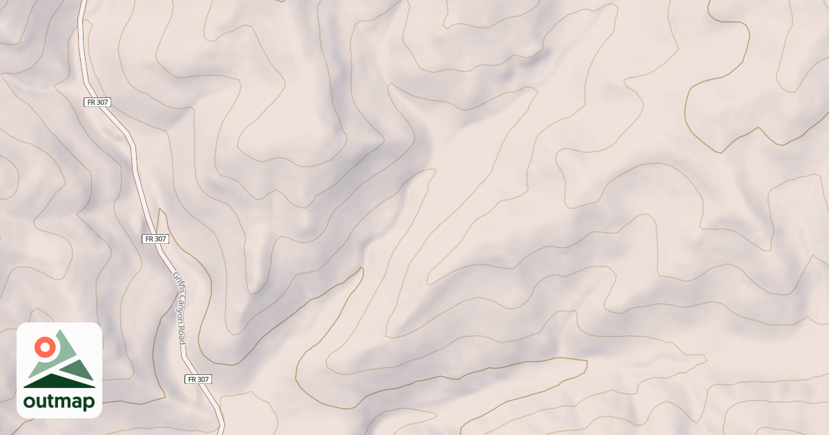 Map of GRIFFIS CANYON BR 1G