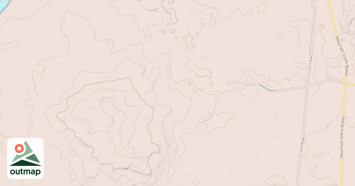 Map of WOOD ROAD 14