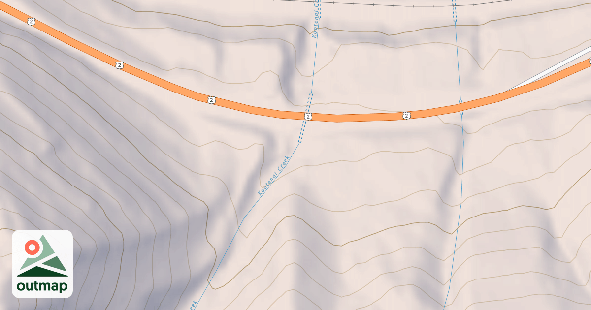 Map of HIDDEN TRAIL