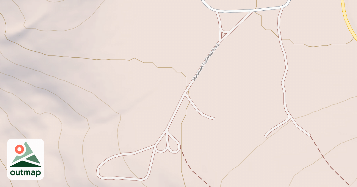 Map of MARATHON TRAILHEAD