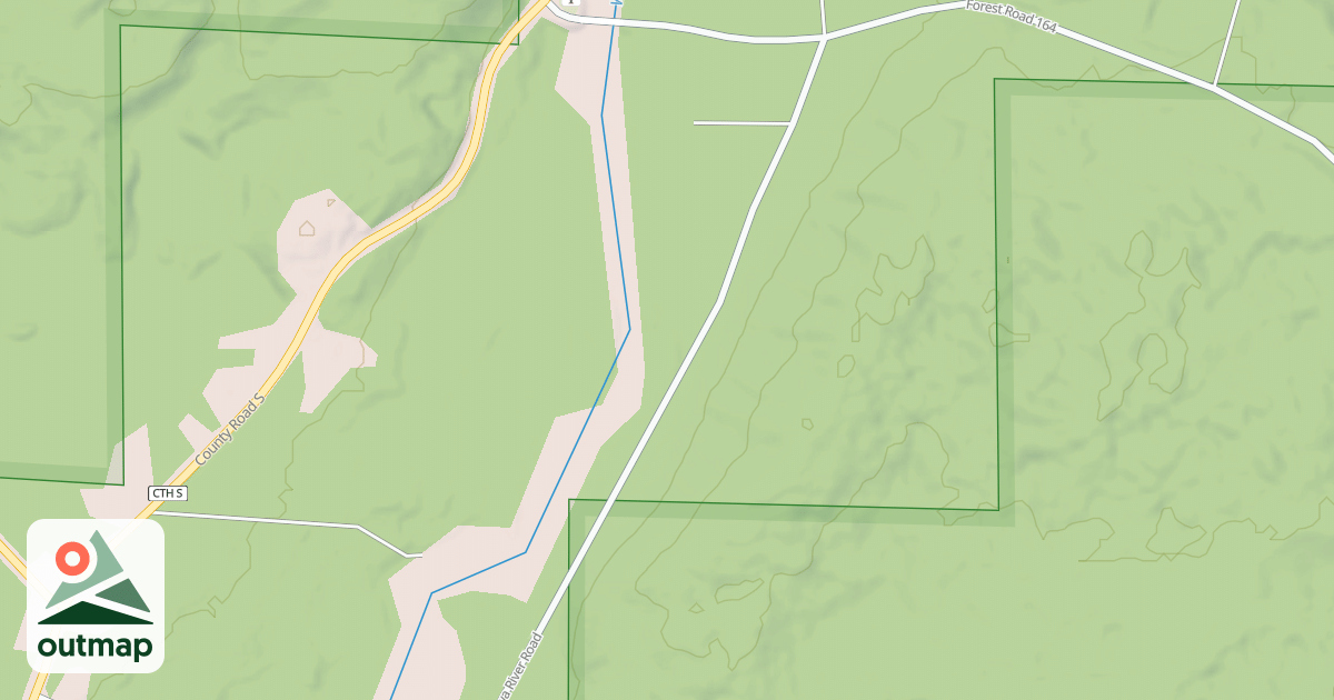 Map of CHIPPEWA RIVER ROAD
