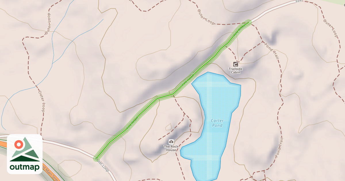 Map of Fire Road