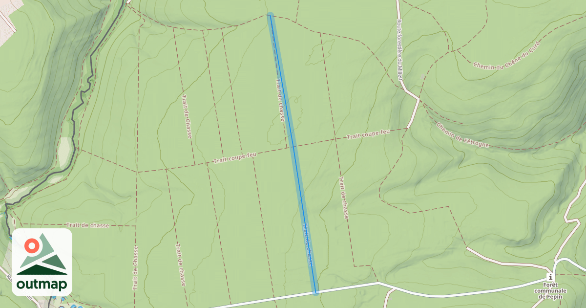 Map of Trait de chasse