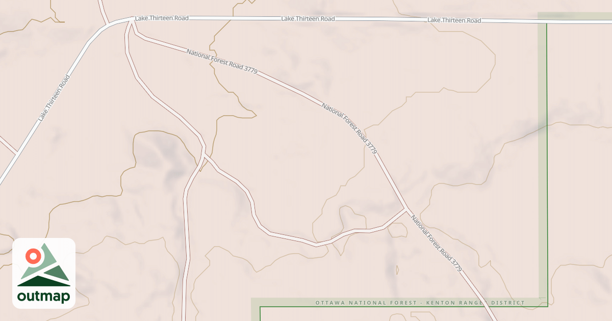 Map of USFS Motor Vehicle Use Map Trails 24408