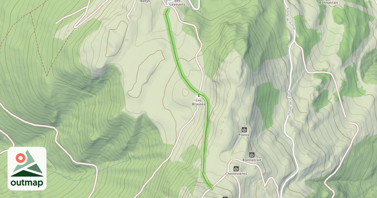 Map of La Léman