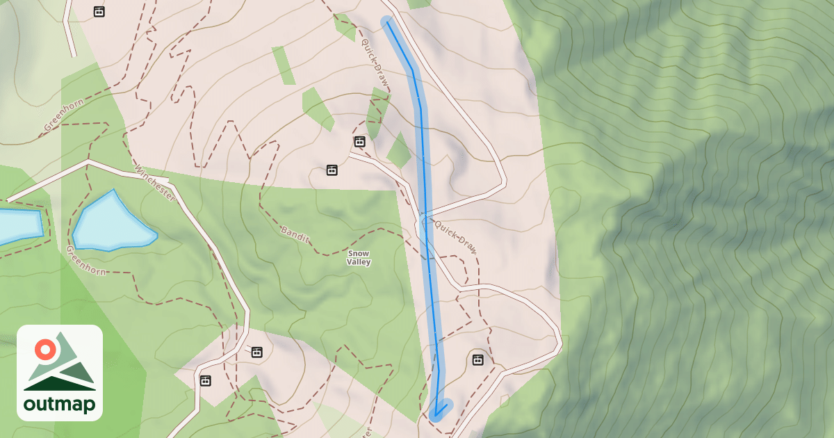 Map of Upper Wine Rocks