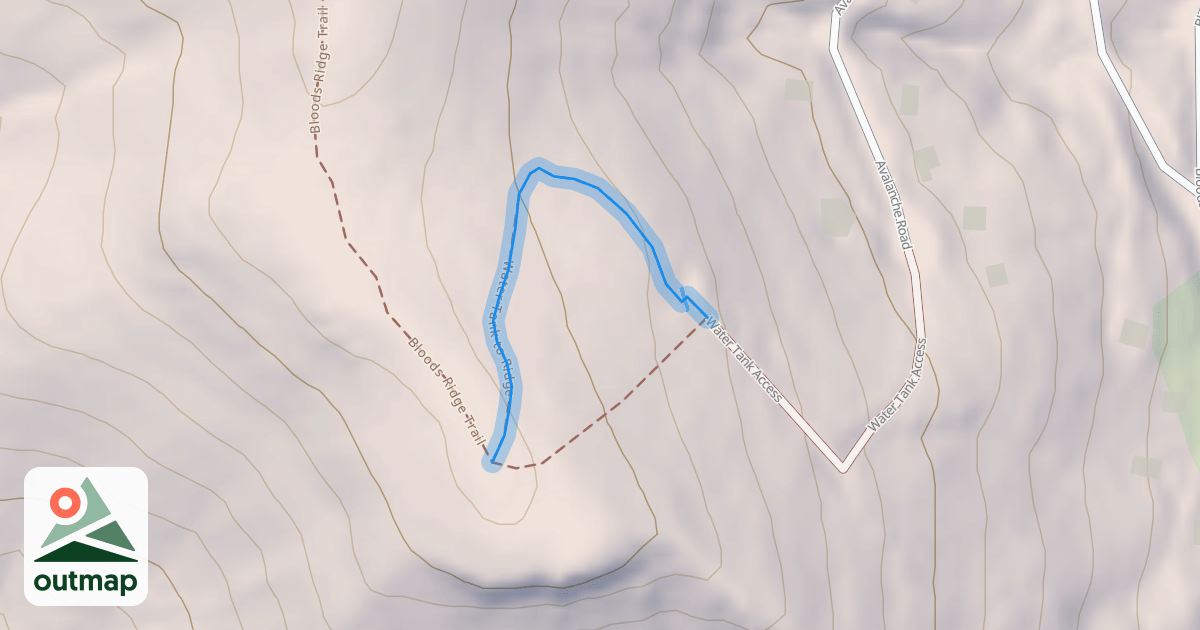 Map of Water Tank to Ridge