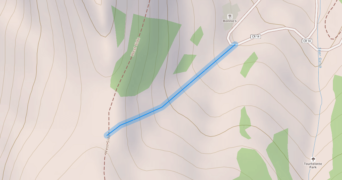 Map preview of Tourtelotte Park